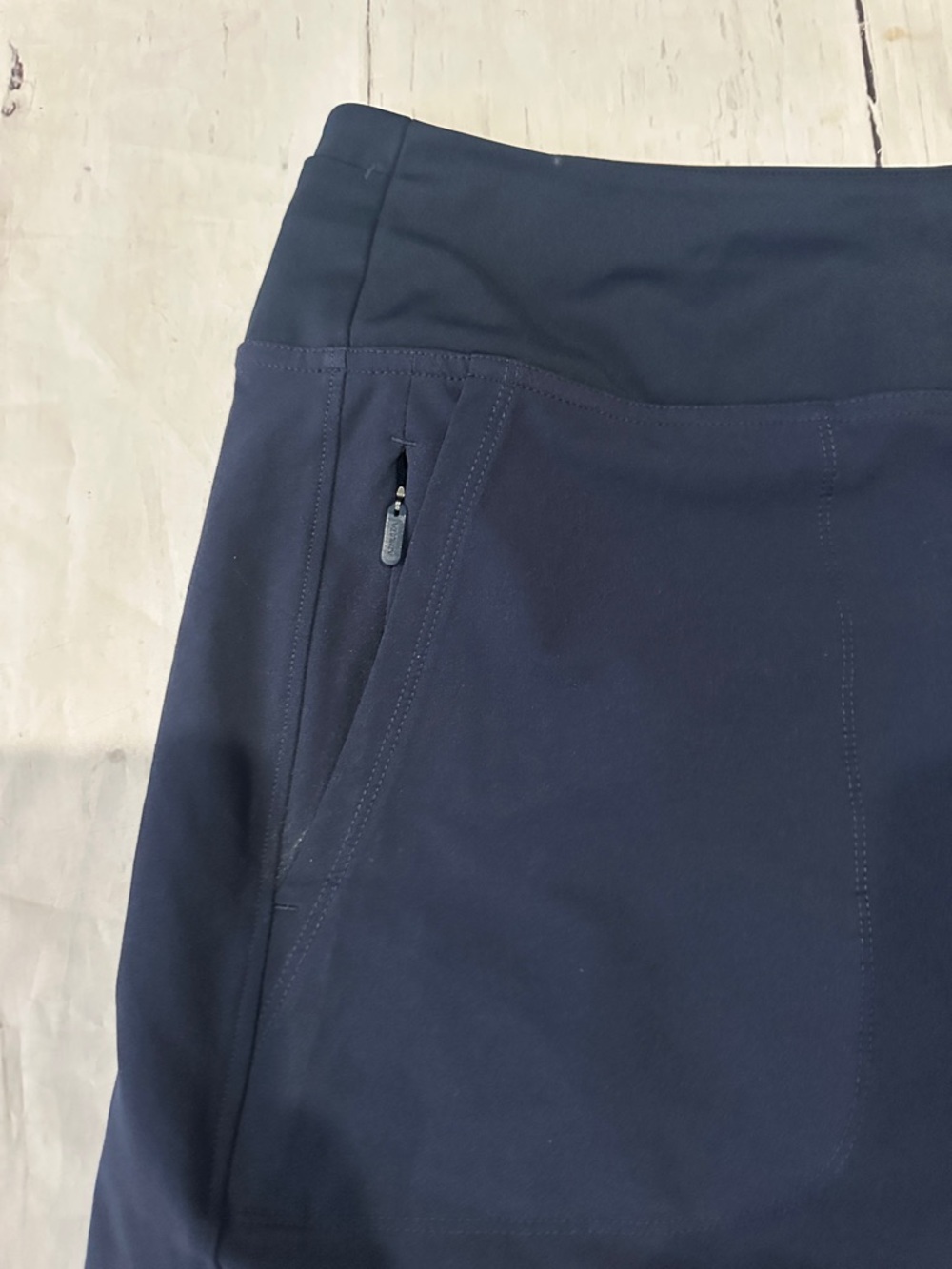 Athleta Navy Tee Time High Rise 15 “navy Blue Mini Skort - Picture 11 of 16